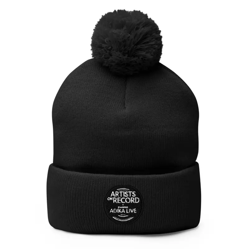 Artists on Record Pom Pom Knit Cap